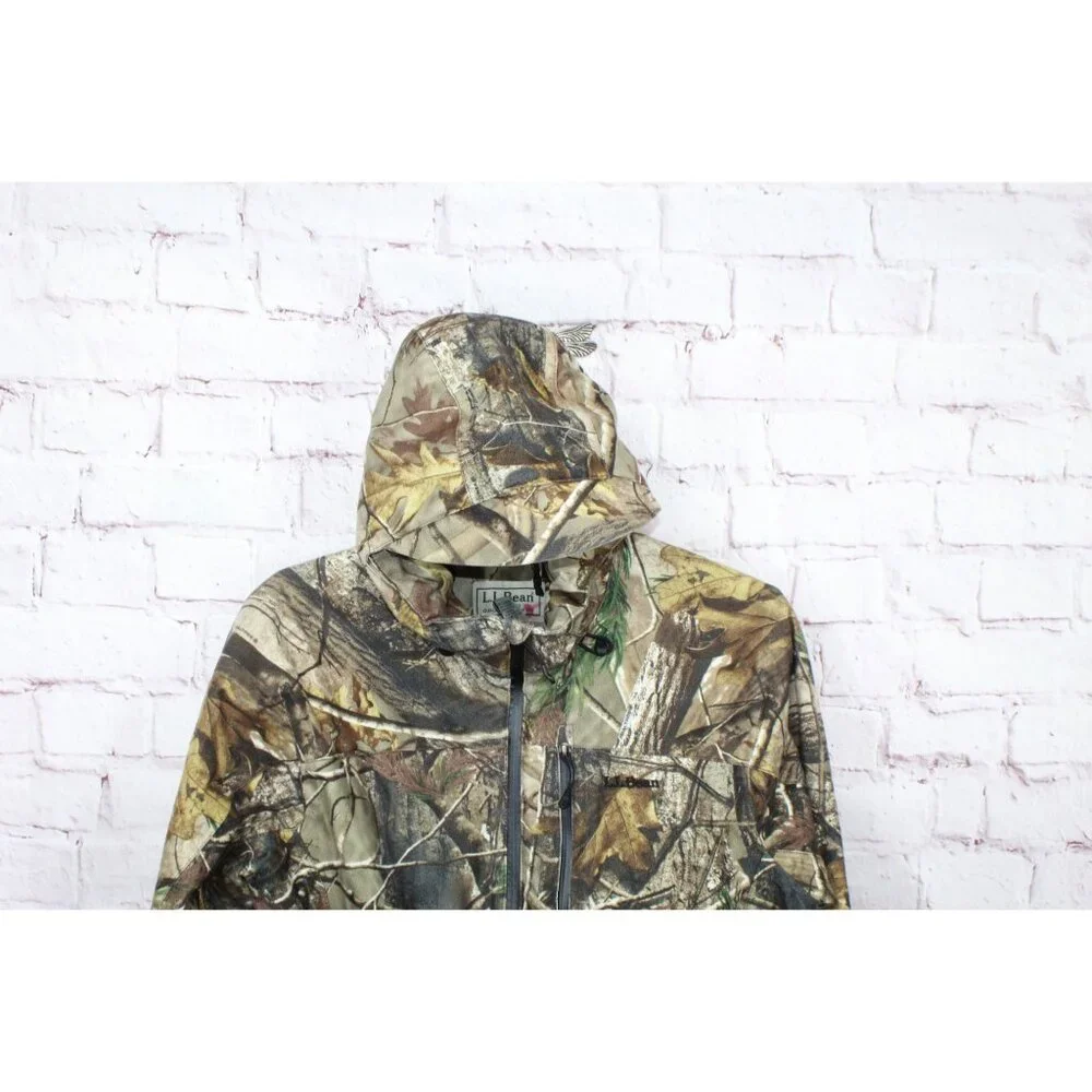 LL Bean Ridge Runner Soft Shell Hunting Jacket Camo Real tree AP Country L - Picture 2 of 11